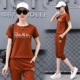 Bộ đồ thể thao và giải trí mùa hè dành cho bà mẹ trẻ 30 - 40 tuổi áo kiểu trung niên u50