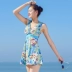Li Ning váy áo tắm nữ Xiêm gợi cảm kích thước lớn Slim ngực nhỏ thu thập bảo thủ mỏng giảm béo bụng áo tắm spa - Bộ đồ bơi One Piece Bộ đồ bơi One Piece