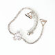 Aurora Zircon Bright Diamond Shoulder Strap Sexy Thin Transparent Invisible Strap Rhinestone Matching Dress Tube Top Versatile Decorative Underwear Strap
