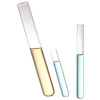 Sanaisi glass test tube flat mouth rolled mouth