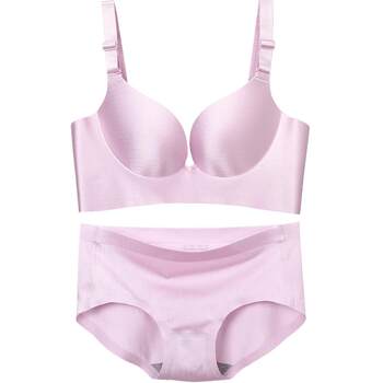 Langsha one-piece seamless no-wire push-up bra summer ບາງ sexy ຊຸດຊັ້ນໃນຂອງແມ່ຍິງສະດວກສະບາຍ