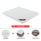 Lê Shijia tiền khó dừa Zongdian cọ cọ cứng nhắc latex nệm Simmons 1.8m1.5 mét có thể được tùy chỉnh Folding - Nệm