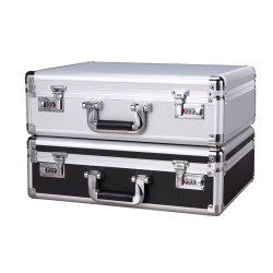 Large, medium -sized and small hand -style tool box aluminum alloy box small household file box hardware instrument box storage box