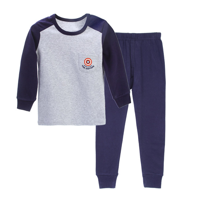 Disney boys' autumn coat and long johns warm cartoon pajamas