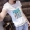 Mùa hè Hàn Quốc trắng ngắn tay t-shirt nữ sinh viên Han Fan hoang dã mỏng giảm béo nửa tay áo Harajuku quần áo áo phông trơn