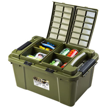 Built-in car storage for trunk