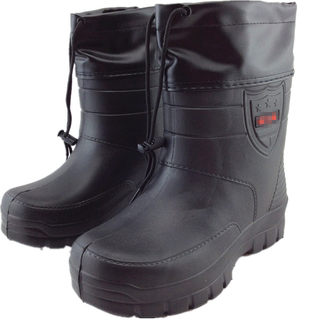 Winter fleece cotton rain boots, lightweight all-in-one eva waterproof