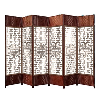 Screen partition simple modern folding screen solid wood folding mobile sliding double-sided living room simple curtain decorative partition