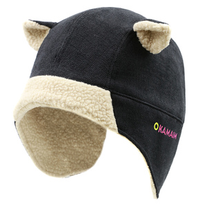 儿童帽子秋冬天韩版男童女童保暖耳朵雷锋帽宝宝防风套头护耳帽潮