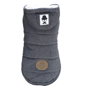 Dog pet clothing mustache two-legged cotton vest