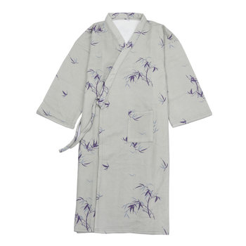 ຈັດສົ່ງຟຣີ summer pajamas ຝ້າຍບໍລິສຸດຂອງຜູ້ຊາຍແລະແມ່ຍິງ, ຍາວ bathrobes, ເຄື່ອງນຸ່ງຫົ່ມເຮືອນແບບເກົ່າແກ່ຝ້າຍ, pajamas hanfu, ແບບຈີນ