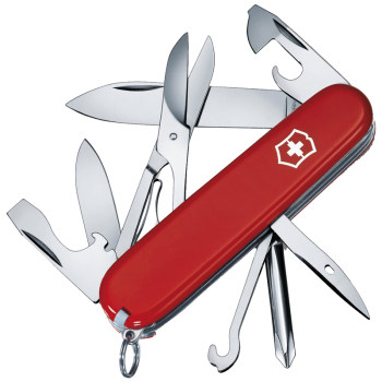 ດັ້ງເດີມ Victorinox Swiss Army Knife 91mm Super Tinker 1.4703 multifunctional folding Swiss knife