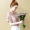 Voan áo sơ mi nữ ngắn tay 2018 mới mùa hè ăn mặc Hàn Quốc phiên bản của lá sen ren áo triều quần áo thanh lịch siêu ngọt ngào ngọt ngào