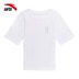 Anta T-shirt nữ ngắn tay đích thực mùa hè giản dị thoáng khí thể thao nửa tay chạy quần áo thể dục nữ áo sơ mi R - Áo phông thể thao Áo phông thể thao