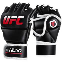 Half-Finger Boxing Gloves for Men, Suitable for Sanda, Martial Arts, Fighting, Professional Training, Mma, Boxing, and Punching Bags, Exposing Five Fingers