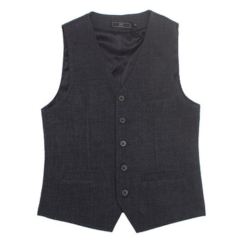 Summer New Style Suit Vest for Men, British Retro Style, Slim Fit Linen Cotton Business Casual Suit Vest, Trendy Vest