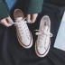 Giày vải nữ Giày sinh viên hoang dã phiên bản Hàn Quốc ulzzang2019 xuân 2020 Giày vải mới - Plimsolls Plimsolls