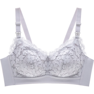 Thin push-up seamless summer lace nursing bra