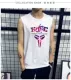 Học sinh nam áo thun không tay chơi bóng rổ cotton vai áo thể thao rộng rãi mồ hôi vest rộng kích thước mỏng vest áo ba lỗ tập gym