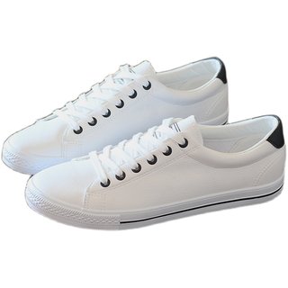 People-oriented couples Korean version of the small white shoes all-match spring new low-top microfiber leather men's shoes casual men's shoes