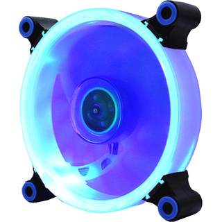 Desktop computer chassis fan 12cm host cooling fan 8cm light-emitting LED color-changing light 12V mute