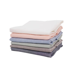 Solid color Nordic Japanese style plain color mixed cotton pillowcase pillowcase pure cotton memory pillow latex pillow core cover pillow