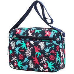 Waterproof Floral Bag for Women, Fashionable Floral Bag, Women's Crossbody Nylon Canvas Bag, Single Shoulder Wallet, Mommy Bag, Women's Bag