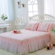 Bông giường bedspread váy cotton một mảnh theo phong cách Hàn Quốc mùa hè đầm ren công chúa 1.5 / 1.8m chống trượt bộ đôi - Váy Petti