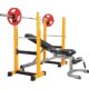 Multifunctional fitness equipment parallel bar set bench press rack
