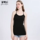 Cô Gunas Xia Bo Modal Áo yếm phía dưới Áo liền thân màu Slim Slim Vest - Áo vest