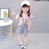 2019 mới 0 bé gái nữ 1 hè 2 quần áo quần áo trẻ em 3 tuổi phiên bản Hàn Quốc 4 trẻ em hai mảnh phù hợp với thủy triều 5 - Phù hợp với trẻ em quần áo cho bé Phù hợp với trẻ em