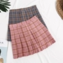 Kẻ sọc xếp li váy 2018 mùa xuân mới dễ thương mềm chị sinh viên Hàn Quốc phiên bản của eo cao màu hồng nửa chiều dài váy ngắn nữ chân váy hàn quốc