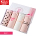 Đồ lót đậu đỏ nữ XL chất béo MM cotton phía dưới sau sinh thoải mái tam giác mẹ đồ lót bốn hộp quà shop do lot Bộ quà tặng