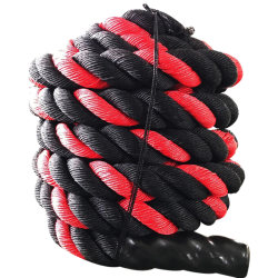 Summer New Model Exercise Weight Loss Black and Orange Fitness Training Combat Rope Battle Rope Direct Export