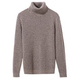 Turtleneck sweater men's Korean style loose casual woolen sweater lazy style ins thick line thickened sweater winter trend