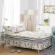 giường bằng vải bông váy duy nhất mảnh vỏ bảo vệ trượt 2018 bedspread vải mới bụi bìa mùa hè châu Âu bìa nệm - Váy Petti