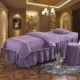 Beauty bed cover bốn mảnh đầu vuông với lỗ massage massage cơ thể vật lý trị liệu giường làm đẹp thẩm mỹ đầu tròn tùy chỉnh