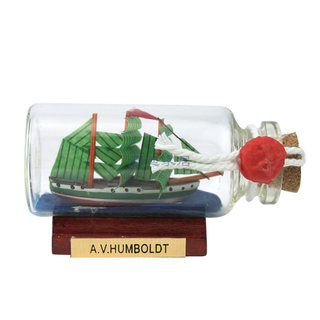 Mediterranean style mini car decoration children's room glass bottle