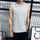 Áo thun cotton nam không tay XL áo dài ngang vai mỏng phần thể thao áo bóng rổ XL rộng vai vest thủy triều áo khoác ghi lê nam