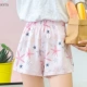 Bộ đồ ngủ bằng vải cotton cho nữ Quần short mùa hè rộng Kích thước lớn