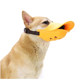 Dog muzzle to prevent biting and eating small golden retriever teddy