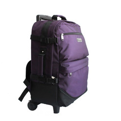 ເອີຣົບແລະອາເມລິກາ Trolley Backpack Backpack ກະເປົາເດີນທາງຂອງແມ່ຍິງ Ultra-Light ຂະຫນາດໃຫຍ່ຄວາມອາດສາມາດຂອງນັກສຶກສານັກສຶກສາທຸລະກິດຖົງໃສ່ໃນຜູ້ຊາຍມີລໍ້