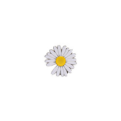 ຄຸນະພາບສູງ pmo daisy Quan Zhilong GD ແບບດຽວກັນ sunflower notch brooch badge ຂະຫນາດນ້ອຍ