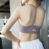 Đồ lót thể thao chống sốc tập hợp không có vòng thép T từ làm đẹp trở lại tập yoga theo phong cách tập thể dục áo ngực nữ Đồ lót thể thao