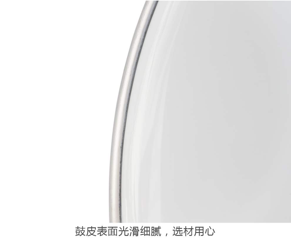 Hot 13 inch snare trống da trắng trong suốt trống snare trống trống trên trống trẻ tiên phong nhạc cụ - Phụ kiện nhạc cụ