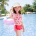 Đồ bơi cho trẻ em Cô gái ba mảnh Cô gái mặc bikini Cô gái suối nước nóng của trẻ em Bộ đồ bơi của Kid