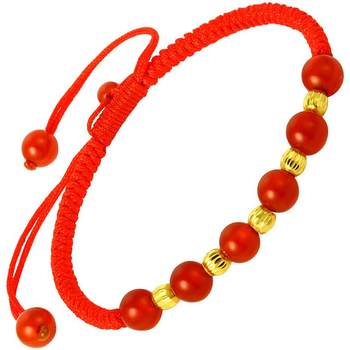 Red annual ring bracelet jewelry passepartout pure gold