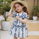 Kacool Fish Kids 2019 Summer ăn mặc cô gái mới Sling váy sạn Holiday phong cách Off-the-Shoulder dress