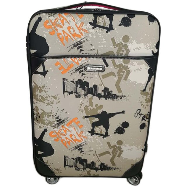Lulu Kaidi universal wheel school nylon trolley case