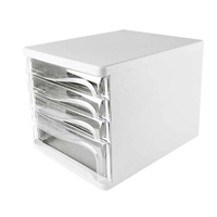 Четырех -слой серого файлового шкафа